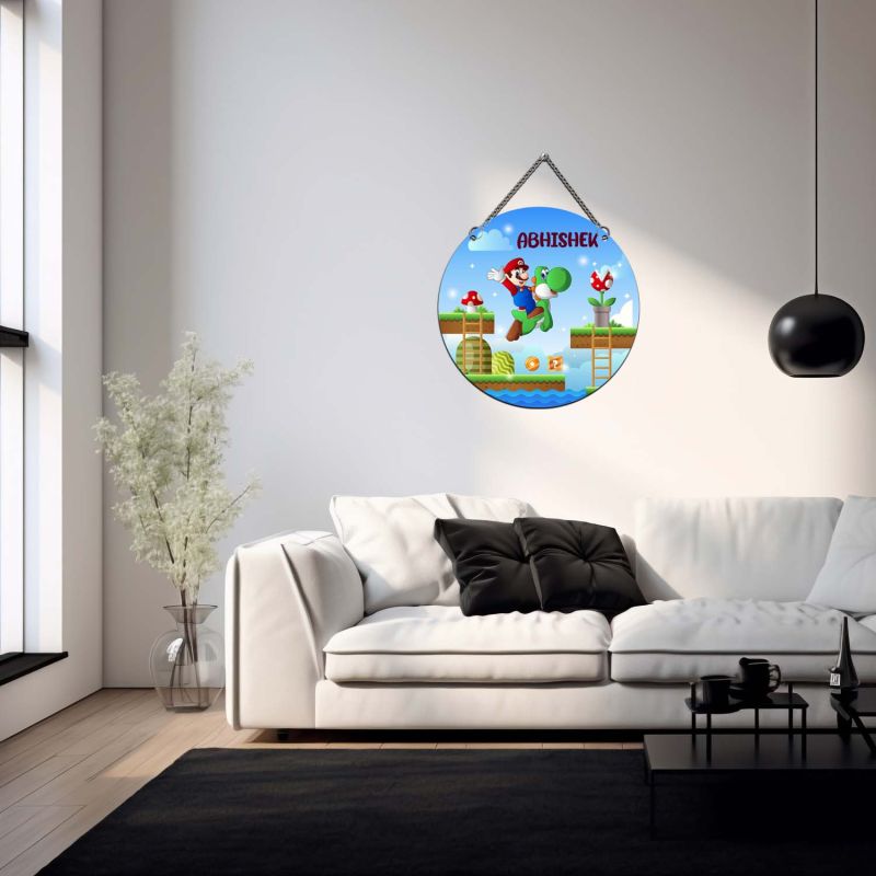 Personalized Gaming Theme Wall Hanging Wall Art Artworks Wall Hangings Birthday Return Gift Home Decor, Living Room & Kids Room Decor